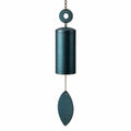 Carillon éolien en métal bleu pétrole 60 cm - décoration suspendue extérieure